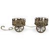 Silver-Plated Double Wine Trolley