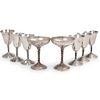 (8 Pc) Spanish Silver Plated Goblets