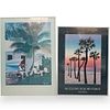 (2) Framed Coconut Grove Arts Festival Posters