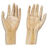 Pair of Hands. Chinese-Hispanic. 18th Century. Carved in ivory.