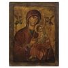 Our Lady of Perpetual Help. 19th Century. Encaustic on board. Russian Icon.
