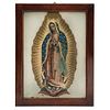 Virgin of Guadalupe. Mexico. 20th Century. Oil on Canvas.