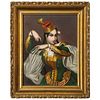 Exceptional Quality Miniature Painting of an Orientalist Turkish Dancer, 1860
