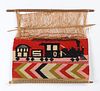 Navajo, Germantown Pictorial Sampler on Loom