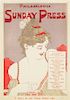 * George Reiter Brill, (American, 1867-1918), A group of four advertisements for Philadelphia Sunday Press