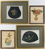 Framed Embroidery Designs Assortment