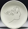 Pablo Picasso for Salins Ceramic Plate