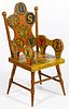 Wood 'The Alphabet' Doll Chair