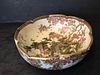 OLD Japanese Satsuma flower Bowl, Meiji period. 