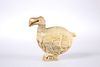 A CARVED SOAPSTONE MODEL OF A DODO, POSSIBLY CHINESE. Height 7.5cm