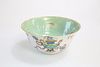 A CHINESE FAMILLE ROSE PORCELAIN BOWL, with everted rim, painted to the wel