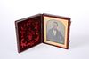 A VICTORIAN PORTRAIT DAGUERREOTYPE, of a gentleman, in a leather case with 