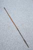 TRIBAL: A SPEAR, with barbed neck and arrow-shaped head. 157.5cm