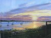 SHERIDAN PAGE (CONTEMPORARY), SUNSET LANDSCAPE, signed and dated 2012 lower