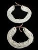 Lot of Two 20th C. Shipibo Glass Beaded Marriage Belts