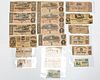 19PC OBSOLETE, FRACTIONAL & CONFEDERATE CURRENCY