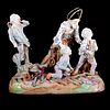 Two Large Meissen Figural Groups.