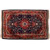 A vintage Persian carpet.