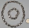 Tiffany & Co. Sterling Linked Necklace & Bracelet