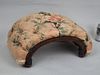 Regency Style Arched Upholstered Foot Stool