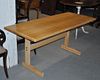 Contemporary Maple Cantilevered Writing Table
