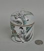 Chinese Three Part Famille Rose Tea Caddy