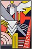 Signed Lichtenstein "Paris Review" Poster
