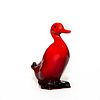 ROYAL DOULTON SMALL FLAMBE FIGURINE DUCK STANDING HN806