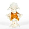 SMALL PORCELAIN BUST OF NAPOLEON WITH GOLD SHIRT