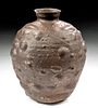 10th C. Korean Koryo Glazed Pottery Vase TL Tested