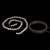 Garnet Bracelet, Pearl Necklace