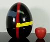 Vintage Lino Tagliapietra Oggetti Art Glass Egg 83