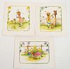 Group, 7 Children's Lithos by Donald Art Company