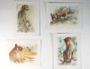 Group, 5 Wild Cat Litho's after Harnett by Kaplan