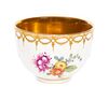 Meissen Handless cup with Gold interior marked