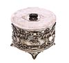 Ornate Silver Plated Jewelry Casket