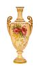 Royal Worcester Vase Hand Painted 999 G