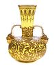 Royal Crown Derby Vase Gold Enameled