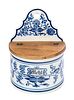Delft Blue white Flour Box