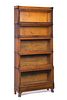 Bruek Claw Footed Oak Barrister Bookcase