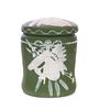 Gebruder Heubach Jasperware Indian Chief Tobacco Jar