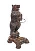 Carved Victorian Black Forest Bear Umbrella Stand