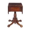 Acanthus Carved Mahogany Night Stand