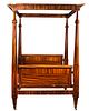 Rosewood Victorian Tester Canopy Bed