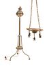 Victorian Organ Lamp and Light Fixture