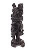 Chinese Rosewood Shou Lao Sculpture