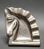 Art Deco Manner Horse Head Metal Vide Poche