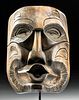 20th C. Coastal Salish Wood Tsonoqua Mask - David Henry