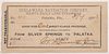 1893 Ocklawaha Steamboat Ticket