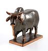 Signed JIM RENO American Brahman Bull Sculpture